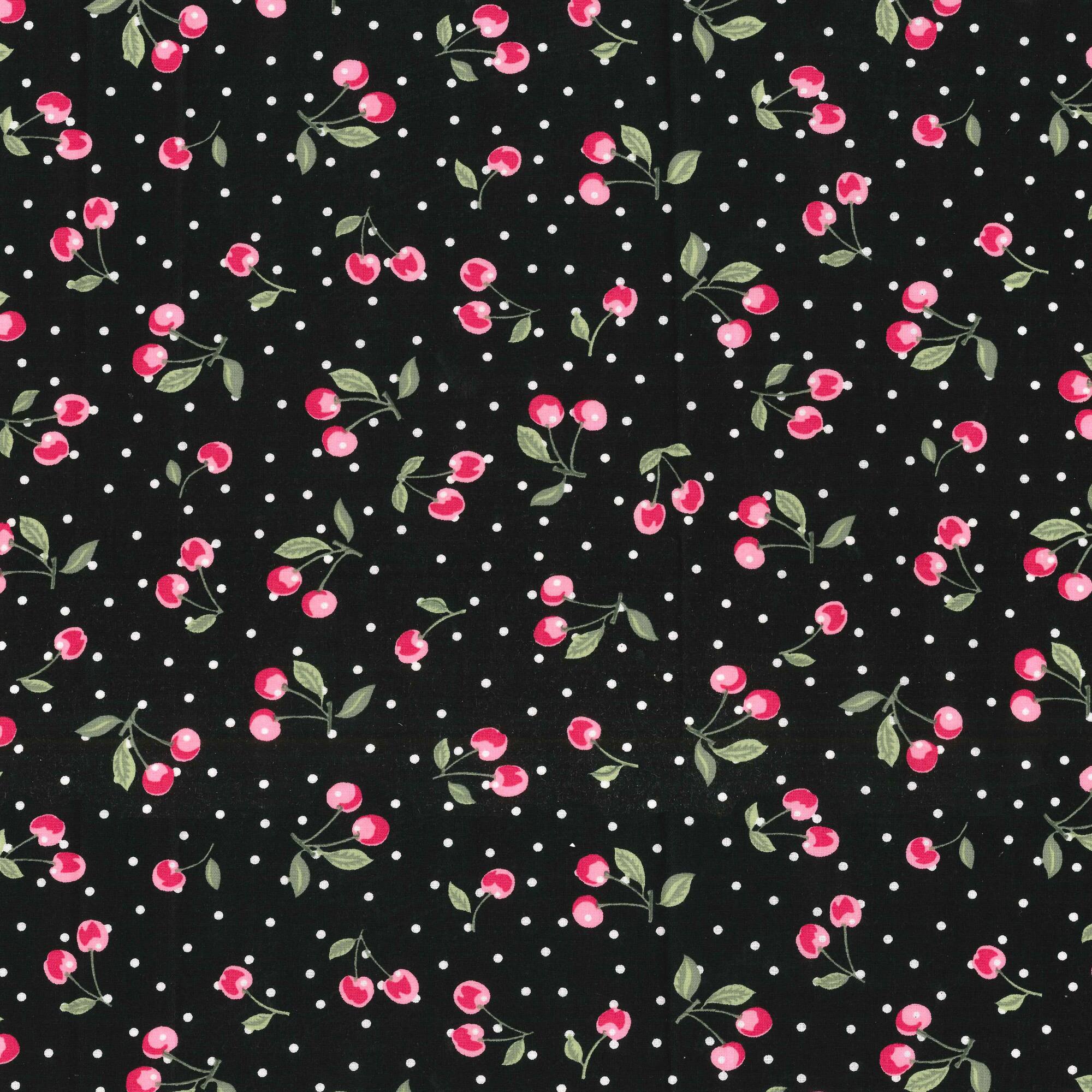 Fabric Traditions Cherry Toss Cotton Fabric